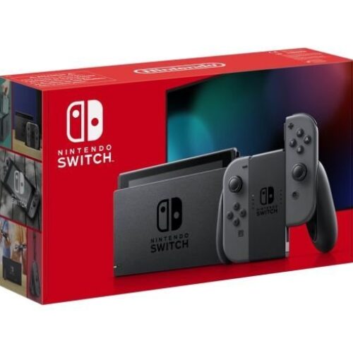 Consola Nintendo Switch con un par de Joy-Con grises