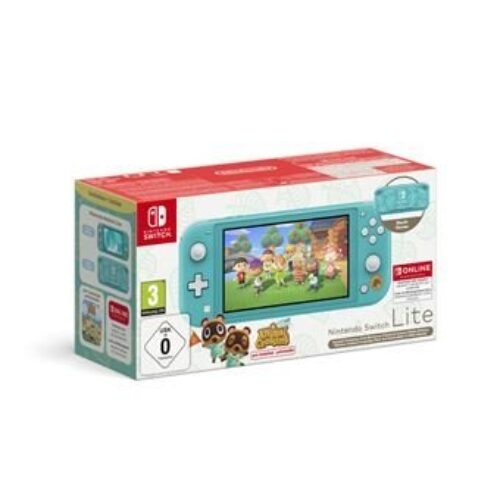 Pack de consola Nintendo Switch Lite Animal Crossing Edition (Melo Hawai) + 12 meses de suscripción a Nintendo Switch Online